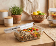 Altom Fresh Relief pojemnik z pok. prostokątny 1l 20x15x7cm taupe - 1580553 - zdjęcie 5